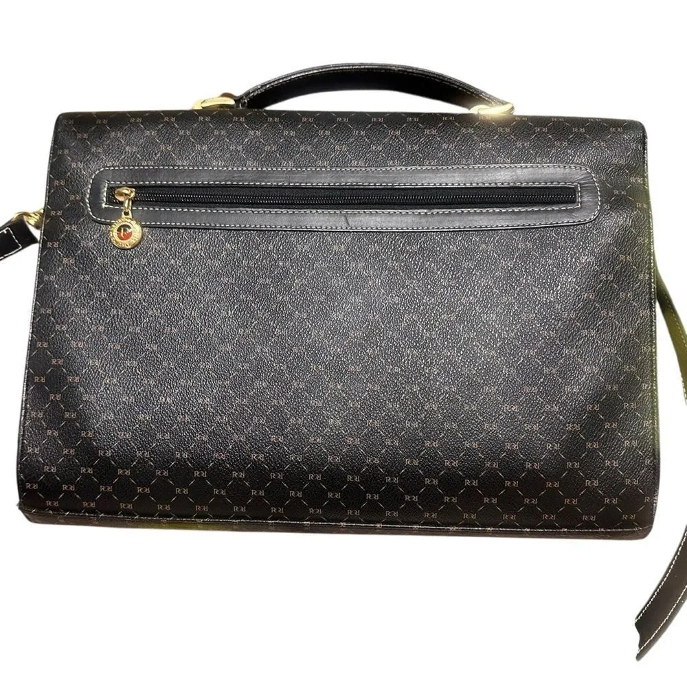 Ambassador Roberta Vintage Elegant Shoulder Briefcase Unisex